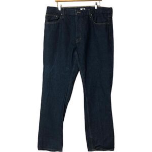 City Streets Dark Wash Slim Straight Jeans